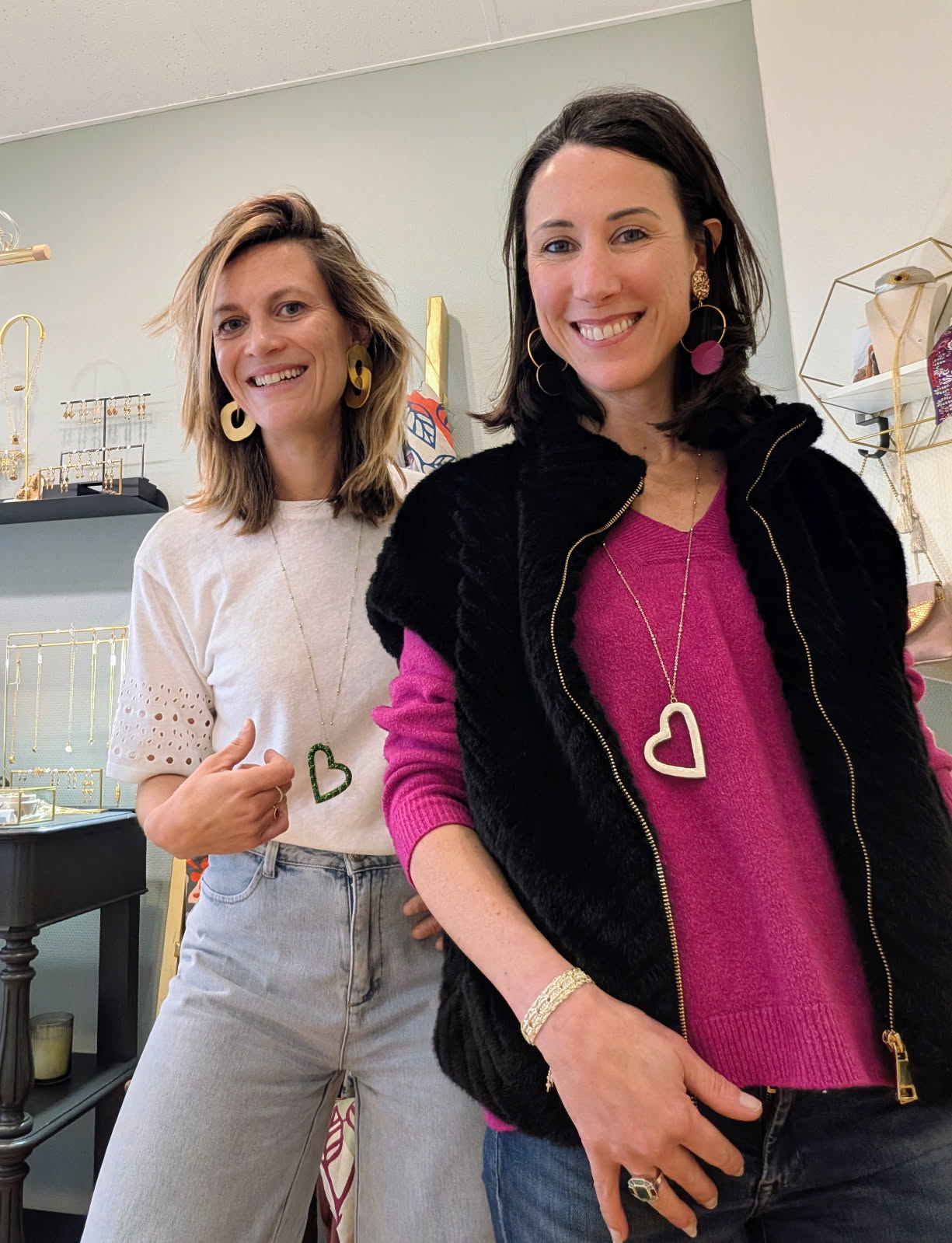 Hélène et Laurie de Mélusine Bijoux Le Touquet Hélène et Laurie de Mélusine Bijoux Le Touquet