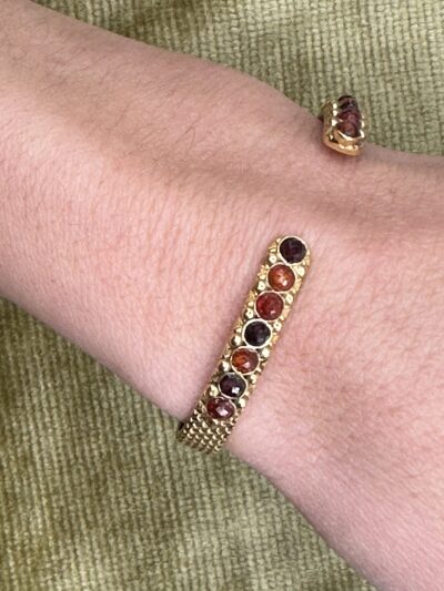 Bracelet jonc multi pierres