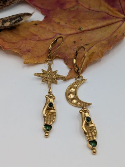 Dormeuses asymétriques lune/soleil