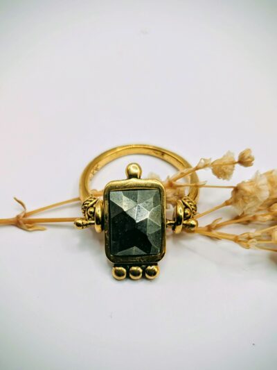 Bague Pivot Pyrite