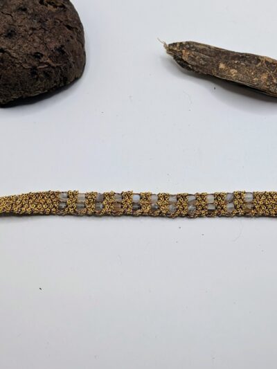 Bracelet tissé pierres d'Agate