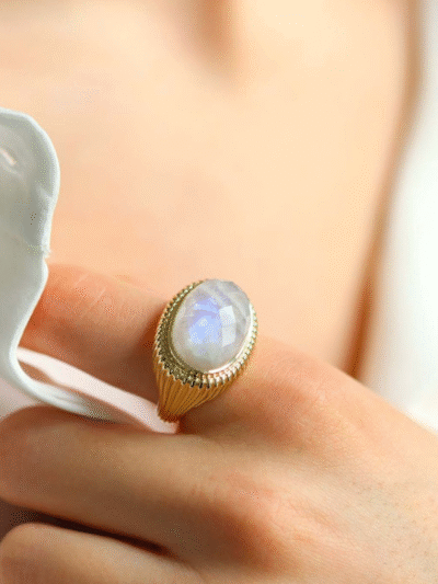 Bague Chic et choc Pierre de Lune