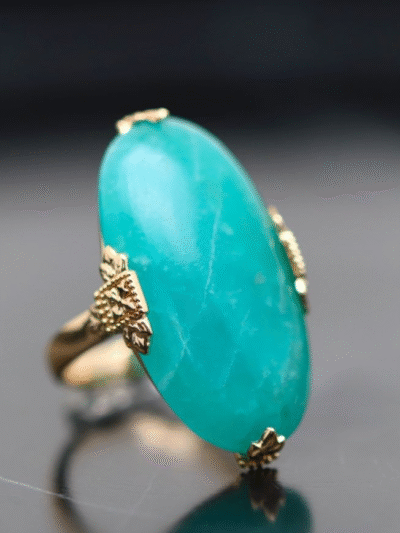 Bague en Amazonite