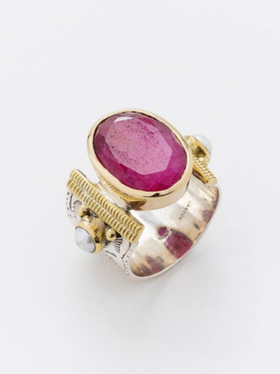 Bague Ethnique Rubis