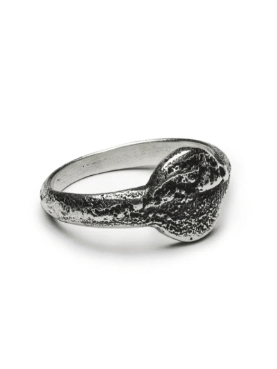 Bague Lune brut de fonte