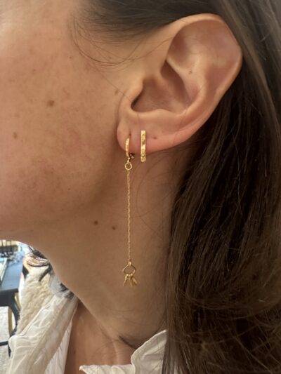 Créoles chaîne à 3 franges