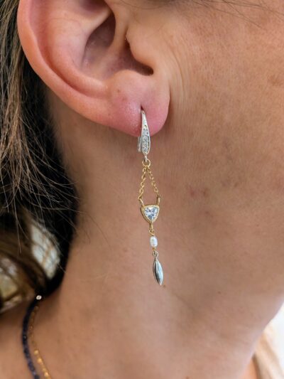 Collier multi tourmalines en plaqué or Créatrice Parisienne Toute la collection en boutique au Touquet