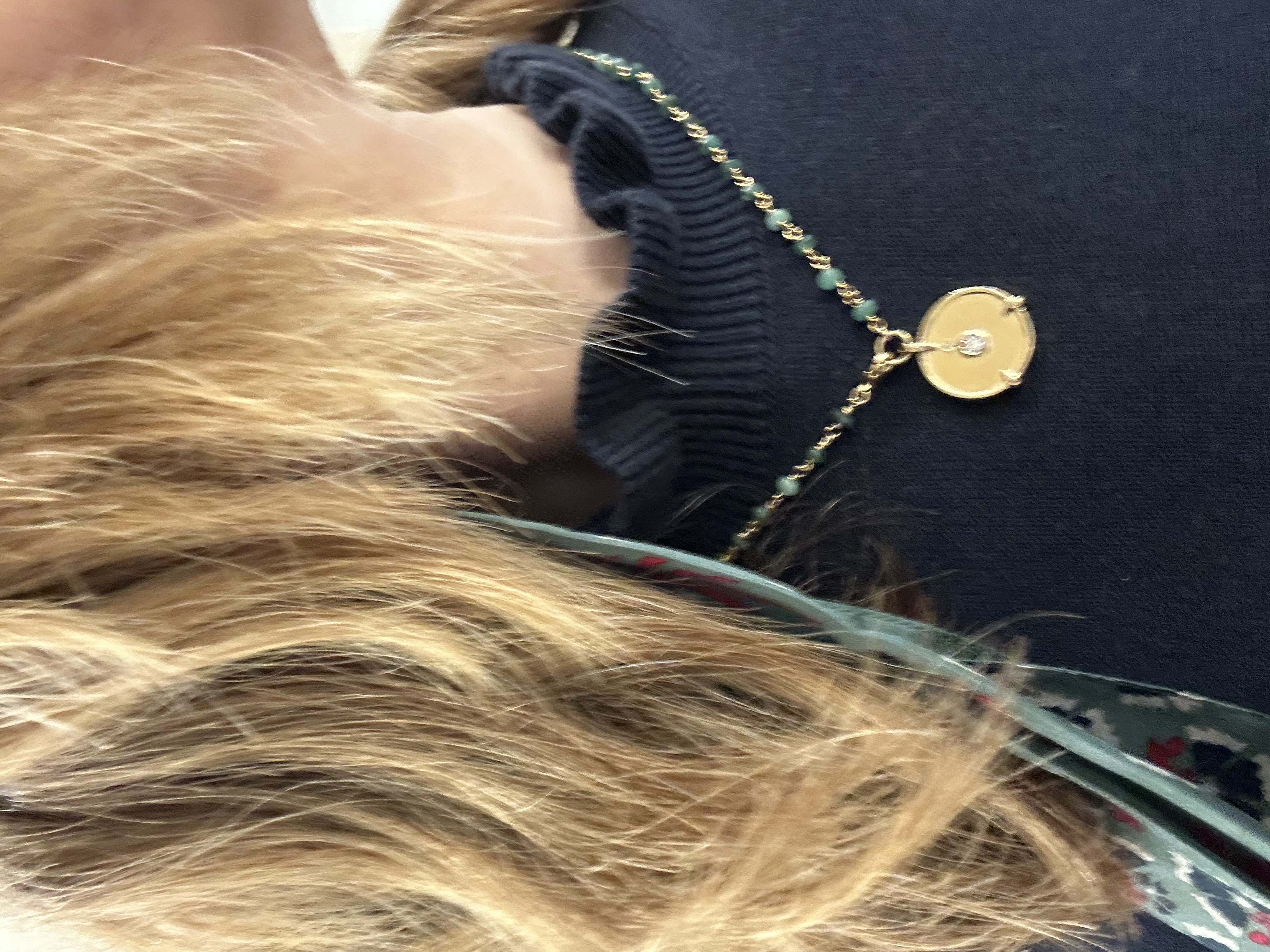 Collier médaille attrape rêves