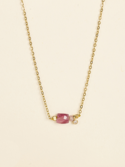 collier Aimé rose