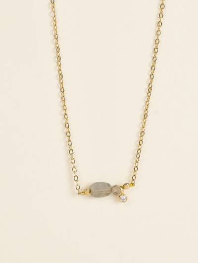collier Aimé gris