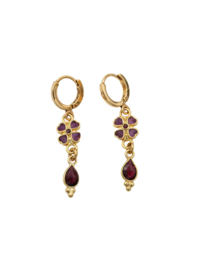 Boucles d'oreilles fleurs