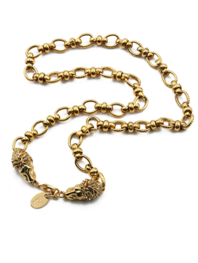 Collier têtes de lions