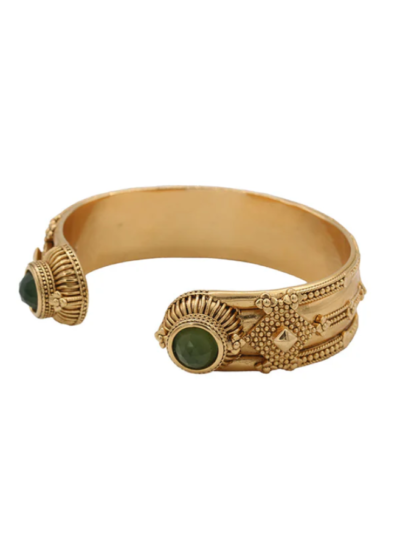 Bracelet manchette en Serpentine