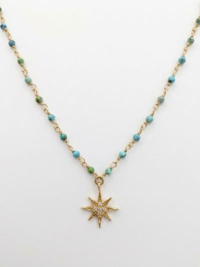 Collier poésie d'étoile