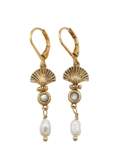 Boucles d'oreilles perles d'eau douce