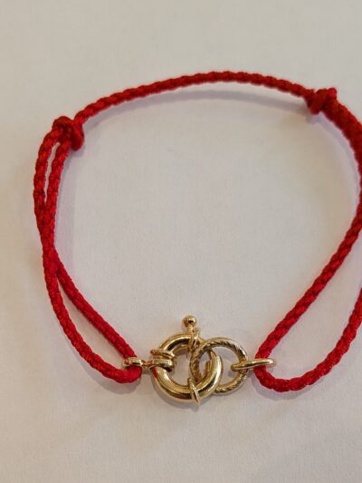 Bracelet cordon rouge number one
