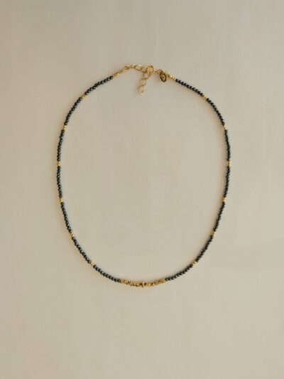 Collier Sélène anthracite